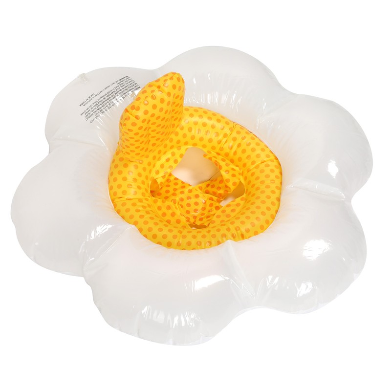 Children Inflatable Swimming Ring with Safety Seat Flower Shape Pool