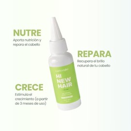 Aceite Capilar de Romero para Crecimiento del Cabello Carbonyko HI NEW HAIR (50 ml) – Hair Oiling con Argán y Jojoba para Nutrición, Reparación y Bril