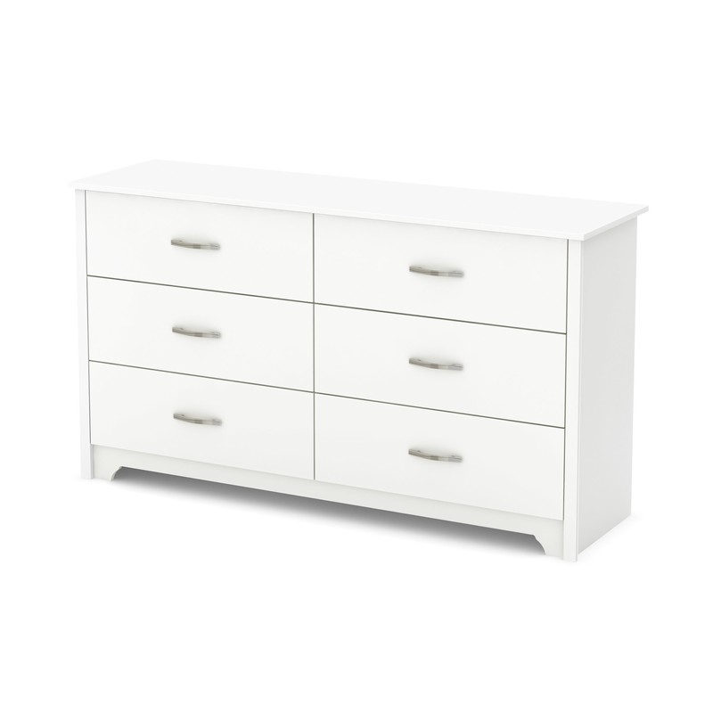 South Shore Furniture Fusion Dresser, Pure White