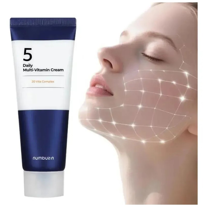 ·crema Facial Coreana Numbuzin No.5 Con Vitamina C, Unifica