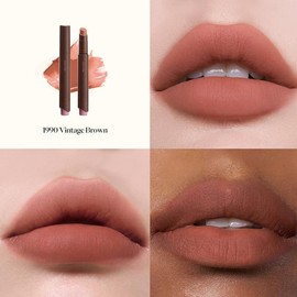 JOOCYEE Velvet Rouge, Lightweight, Non-Smudging, Pigmented, Transfer-Proof, Cosmetic, Silky, Mood, Blur Lines, Non-Drying, Long Wear, Beginner-Friendly, Multi Shades, Giftable, Portable, Novel, For Holidays, Parties, Masquerades:_1990 Vintage Brown