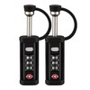 Wiltec TSA Lock for Suitcases, Set of 2, Combination Lock,