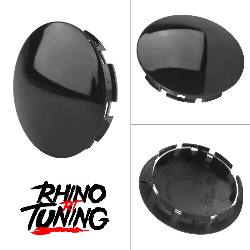 RTrhinotuning 4 PCS 76.2 mm Wheel Center Caps Compatible with
