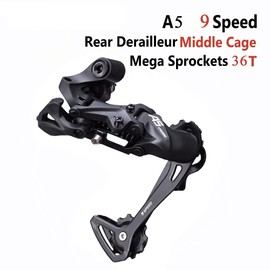 CNCLOL Bike Rear Derailleur 9 Speed Right Shifter Set for Shimano/sram