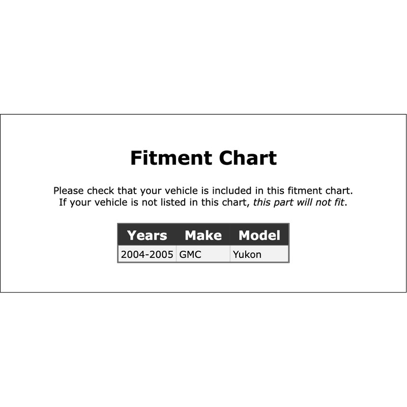 Powertrain Control Module Connector Compatible With GMC Yukon 2004 2005