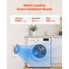 VEVOR Room to Room Fan, Two-Way Airflow Through-the-Wall Fan 8"