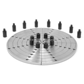 WEN LA432F 8-Inch Flat Lathe Chuck Jaws for Bowl Turning