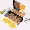High-Quality Pilates Yoga Non-Slip Toe Socks for Women Toe Socks Black L 4ea