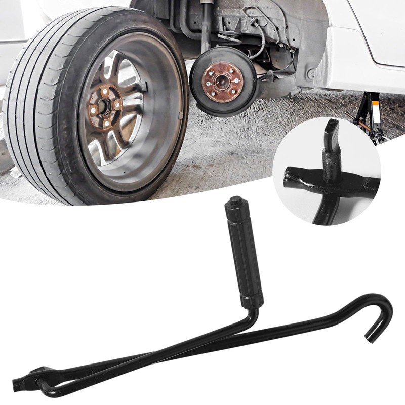 Folding Steel Car Rocker - Car Jack Hand Crank Accessories-