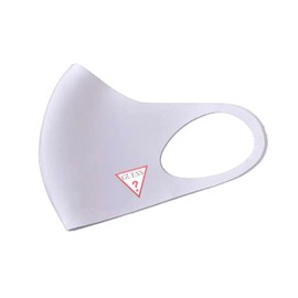 GUESS MK2A7725RT Guess Mask, Washable, Polyurethane Mask, Urethane Mask, Black, Washable Mask, 3D Type, Colds, Pollen, Dust, Antibacterial, Deodorizing, Quick Drying, UV Protection, Set of 2, white