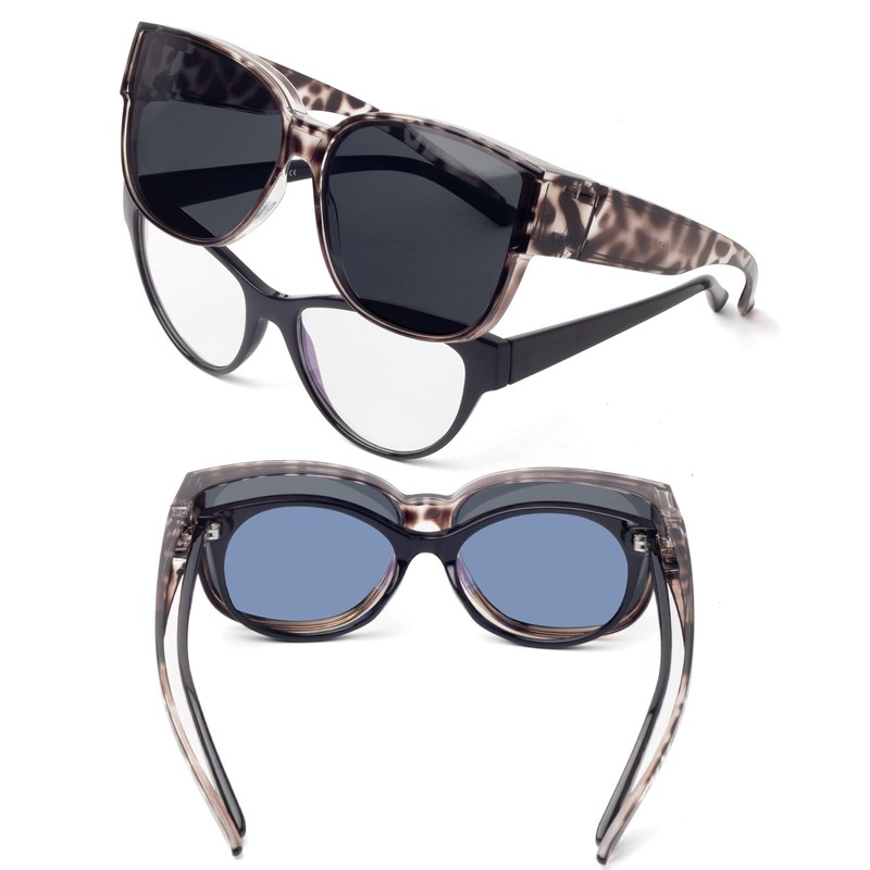 Face Shadow Women's Polarised Over Sunglasses for Glasses Wearers, UV