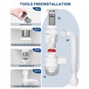 BOTEMY Polished Bathroom Sink Drain Kit with Flexible Sink Drain