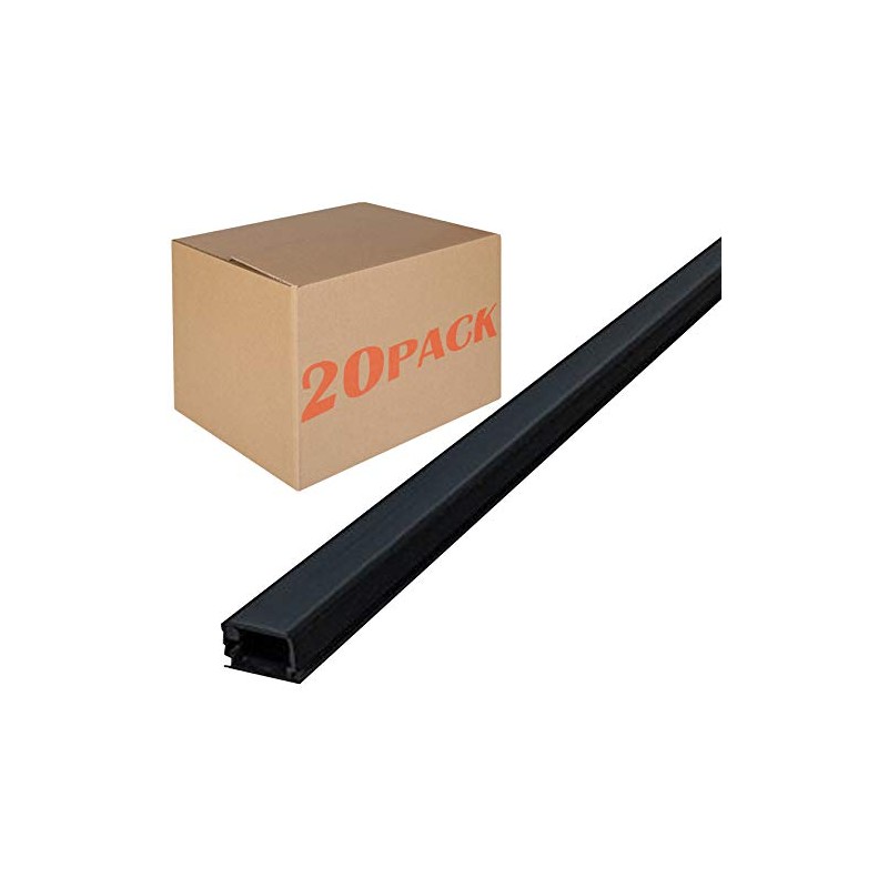 Small Latching Cable Raceway (375 Series) - 5ft - Black