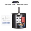 MECCANIXITY Permanent Magnet Synchronous Gear Motor 20RPM 110V 12W 50/60Hz