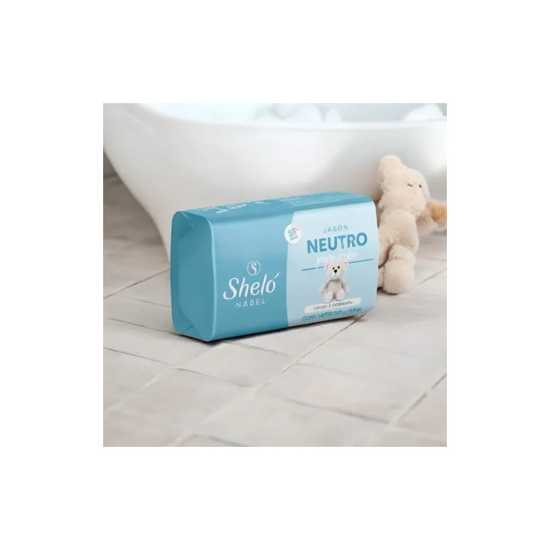 Jabon Neutro Para Bebe Sin Aroma 100grs Shelo Nabel