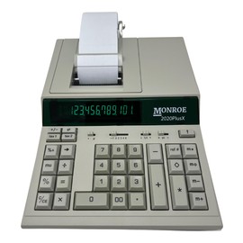 Monroe 2020PlusX Medium Duty Printing Calculator for Accounting and Purchasing Professionals