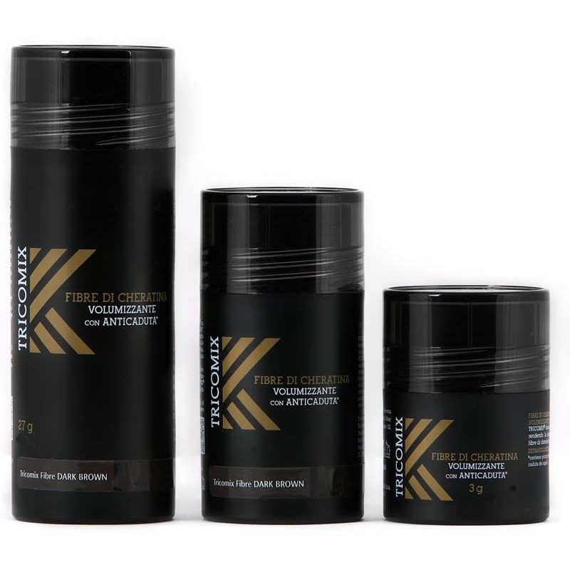Tricomix Fibre Light Brown 12 g - Volumising Keratin Fibres