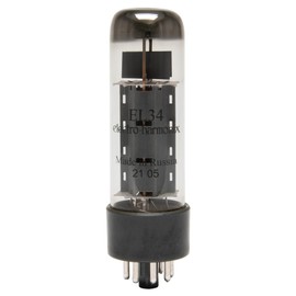 ELECTRO-HARMONIX TEHEL34/MQ Evacuated Tube EL34/MQ Matched Set of 4 Straight/T Partial Heat 5 Pole Tube TEHEL34/MQ