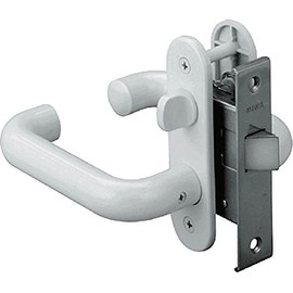 YKKAP Maintenance Parts Lever Handle (with lock case) (HH-J-0445LH+HH-J-0445CS) YW: White *Product color and shape specifications may change* ※Made-to-order product