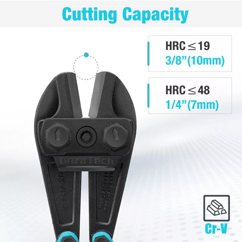 DURATECH 18" Bolt Cutter Heavy Duty for Locks Rods Bolts