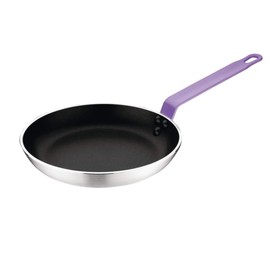 Hygiplas Frypan Aluminium Non-stick Teflon Platinum Plus Purple Handle - 200x35mm