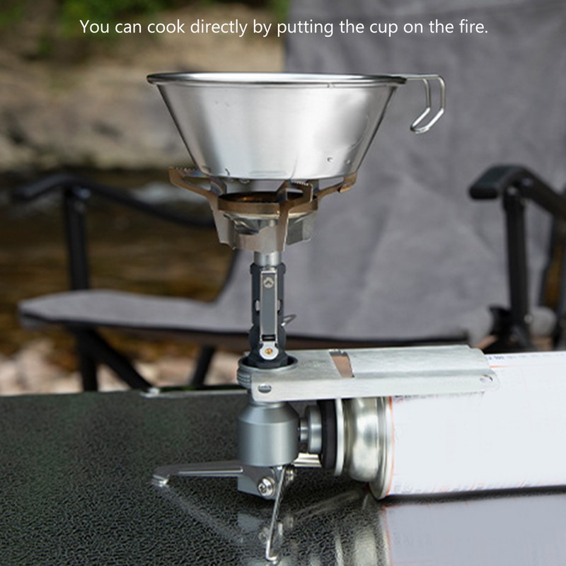 Stainless Steel Camping Sierra Cup Stackable Portable Stainless Steel Sierra