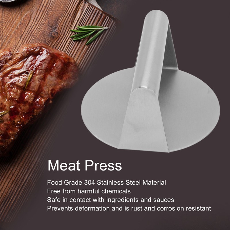 Meat Press Manual Stick Free Comfortable Handle 304 Stainless Steel