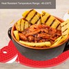 5Pcs Silicone Trivet Mat Square Round Honeycomb Hot Pad Non