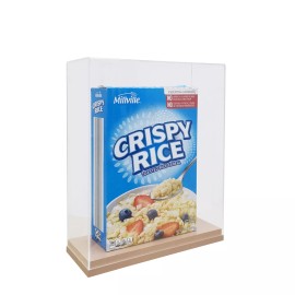FixtureDisplays 10.8x4x12.9" Acrylic Cereal Box Display Trophy Figurine Glorifier Book Showcase