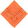 Vibrant Neon Polyester Bandana (20"x20") - 1 Pc - Perfect