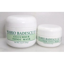 MARIO BADESCU SKIN CARE CUCUMBER TONIC MASK - 2 OZ & 0.5 OZ - 2PCS SET