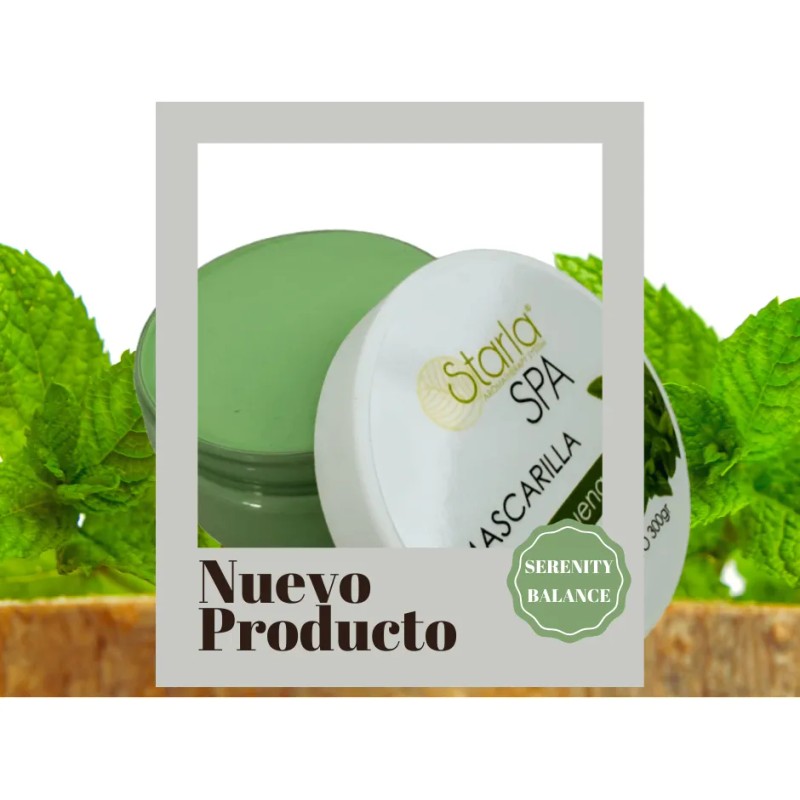 Starla® 300 Gr Mascarilla Mentol Hierbabuena.