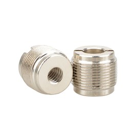 CAMVATE 2 adaptadores de montaje de micrófono macho de 5/8 pulgadas a hembra de 1/4-20 - 1201