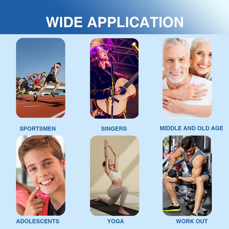 Katyjun Pack of 2 lung trainers, breathing trainer with adjustable