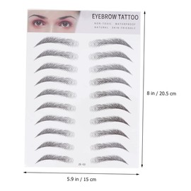 Healvian Eyebrow Stencil Set Hair Makeup Brow Transfer Stickers Men Women Eyebrow Stencils Lasting Realistic Look Skills Needed