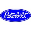 Peterbilt Dark Blue 14" Vinyl window sticker decal Tractor Trailer