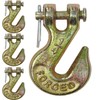 4 Pack 1/4 Inch Clevis Grab Hooks, Yeeson Heavy Duty