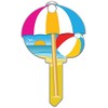 Lucky Line Key Shapes, Beach House Key Blank, SC1, 1