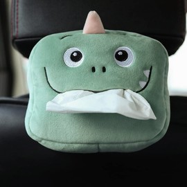 POCHY Tissue Holder for Car - Cartoon Car Backseat Tissue Organization - Facial Tissue Dispenser for Most, SUVs, Trucks, Car Accessories for Organization and Daily Use