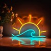 Sunset Sunrise Neon Sign Sun On The Sea Neon Light