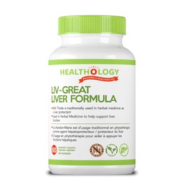Healthology LIV-GREAT | All Natural Advanced Liver Detox Supplement | Organic liver cleanse Supplement That Protects From Liver Damage| A Complete Liver Supplement That Contains Milk Thistle Extract, Artichoke, Dandelion Root |