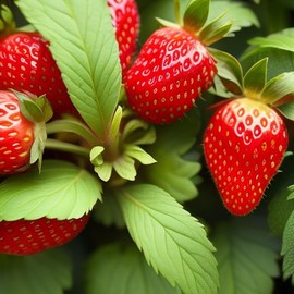 200 pcs Heirloom Strawberry Seeds - Perennial Non-GMO Outdoor Indoor Giant Fresh Berry Seeds