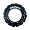 Vision Outer Centre Lock Disc Rotor Lockring, Black, Pair