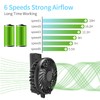 HandFan 5200mAh Portable Fan Handheld, 6 Speeds Hand Held Fan