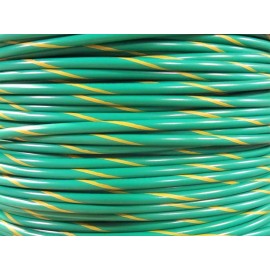 ACDC MTW 8 GAUGE AWG GREEN/YELLOW STRIPE 19 STRANDS COPPER GROUND WIRE 50' FT