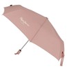 Pepe Jeans Macy Folding Umbrella Polyester with Aluminium Stick Pink