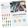 HEALEEP 20pcs Test Hooks Individual Probe Lightweight Multimeter Tester Hooks
