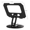CGZZ Height Adjustable Tablet Stand with 360° Swivel Base, Portable