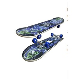 Mobee PVC Tekerlek Unisex 80 cm Ahşap Büyük Boy Kaykay (Renkler Karışıktır) 1510