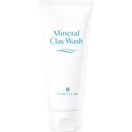 TRINITYLINE Mineral Clay Wash, Facial Cleansing Foam, Clay, Ceramide, Moisturizing, 3.5 oz (100 g)